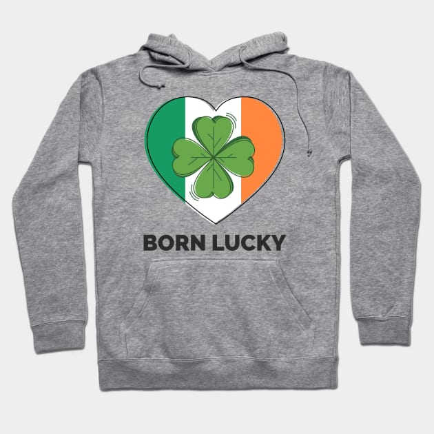 Luck Of The Irish Hoodie by Tip Top Tee's